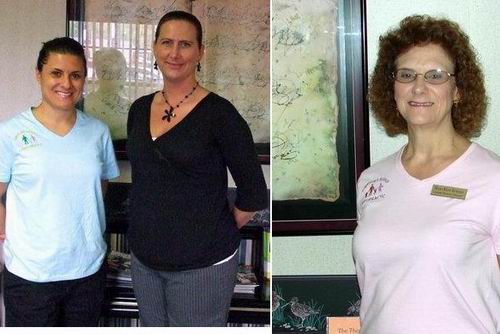 Dr. Bridget Dixon, Marybeth Howard, and Michelle Kempker of Airport Family Chiropractic