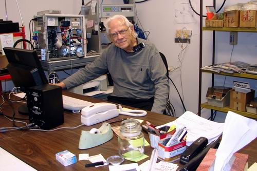 Steve Riggs in the engineering department at Goforth Media