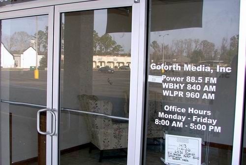 New front door sign for Goforth Media